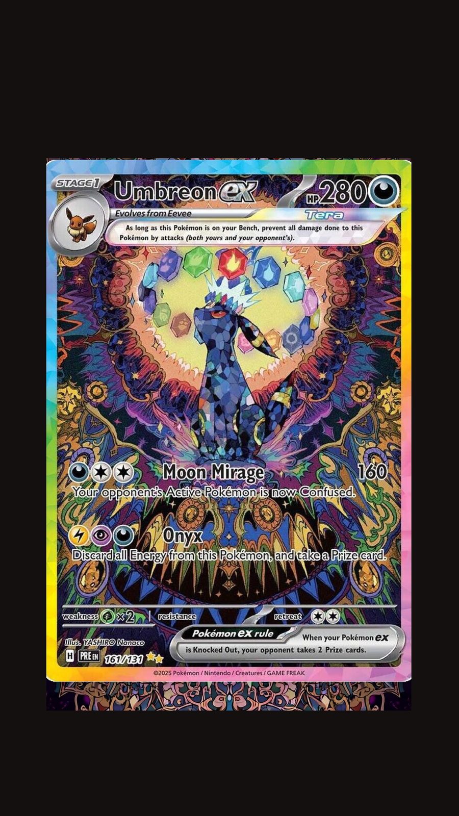 Umbreon card before Emberpull